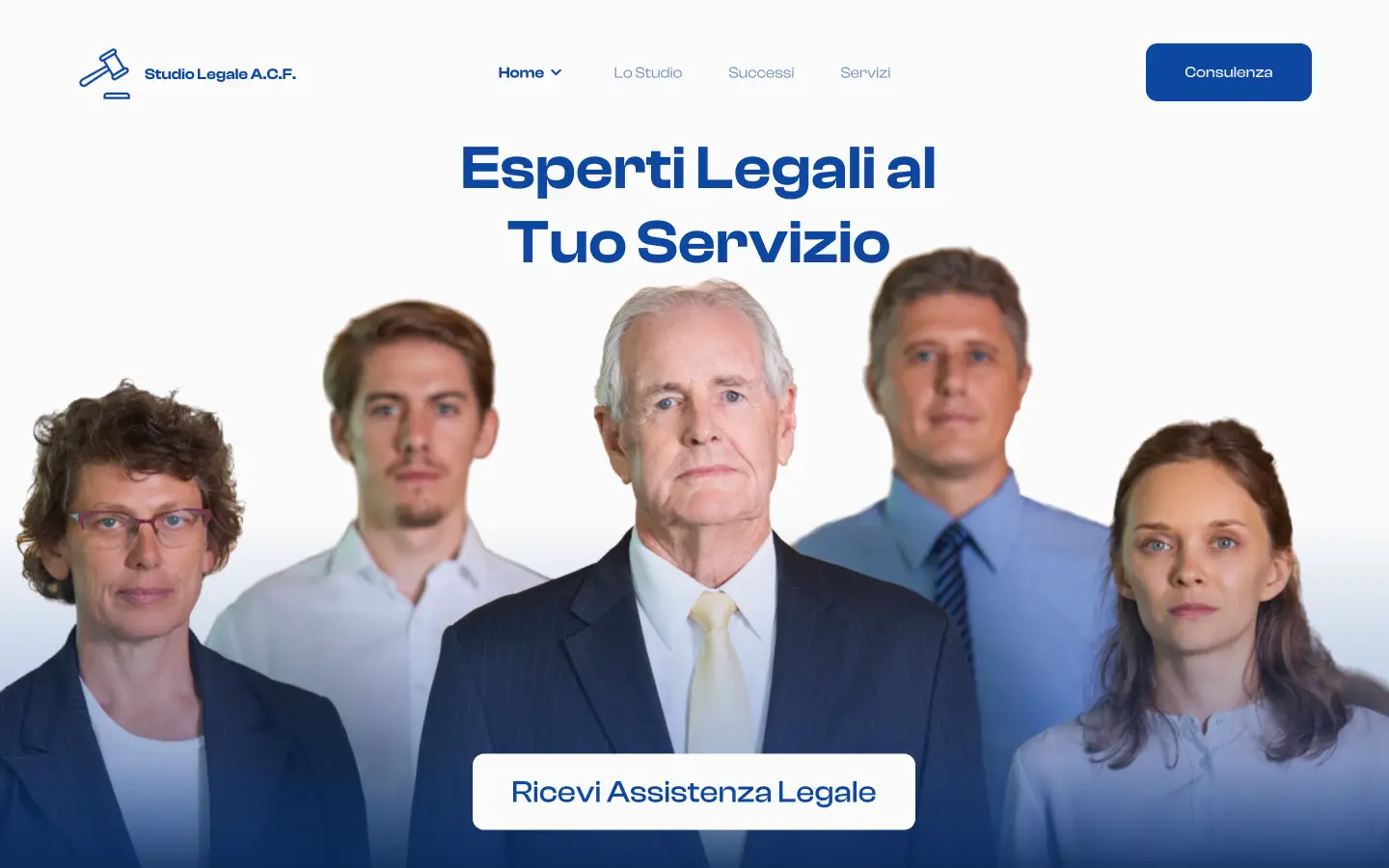 Progetto Studio Legale Sito Web